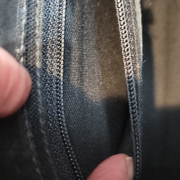 Vtg BRIGHTON Black Croc Embossed Leather Shoulder Tote Crossbody Bag - Picture 13 of 16